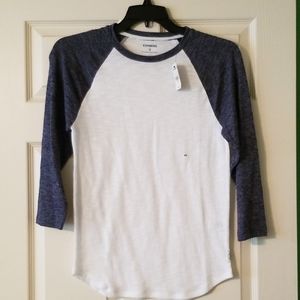 3/4 length knit top.